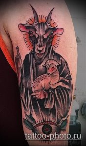 фото тату демон - значение - пример интересного рисунка тату - 005 tattoo-photo.ru