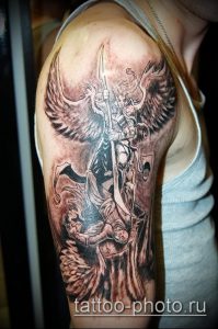 фото тату демон - значение - пример интересного рисунка тату - 022 tattoo-photo.ru