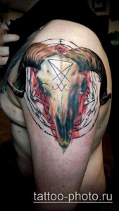 фото тату демон - значение - пример интересного рисунка тату - 025 tattoo-photo.ru