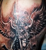 фото тату демон — значение — пример интересного рисунка тату — 031 tattoo-photo.ru
