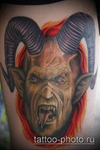 фото тату демон - значение - пример интересного рисунка тату - 033 tattoo-photo.ru