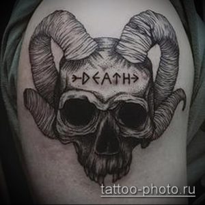 фото тату демон - значение - пример интересного рисунка тату - 034 tattoo-photo.ru