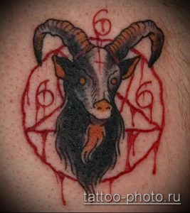 фото тату демон - значение - пример интересного рисунка тату - 036 tattoo-photo.ru