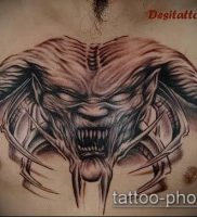 фото тату демон — значение — пример интересного рисунка тату — 038 tattoo-photo.ru