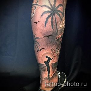 фото тату человек - значение - пример интересного рисунка тату - 025 tattoo-photo.ru