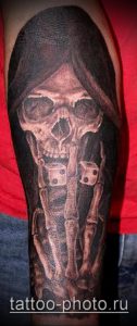 фото тату демон - значение - пример интересного рисунка тату - 008 tattoo-photo.ru