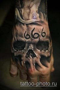 фото тату демон - значение - пример интересного рисунка тату - 009 tattoo-photo.ru