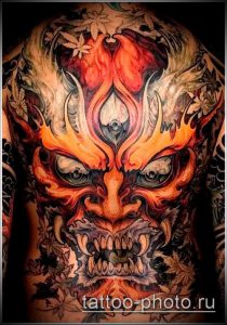 фото тату демон - значение - пример интересного рисунка тату - 013 tattoo-photo.ru