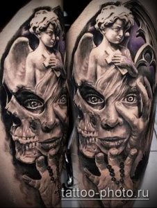 фото тату демон - значение - пример интересного рисунка тату - 023 tattoo-photo.ru