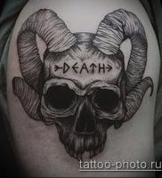 фото тату демон — значение — пример интересного рисунка тату — 034 tattoo-photo.ru