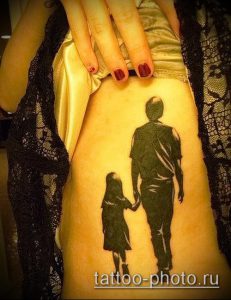 фото тату человек - значение - пример интересного рисунка тату - 001 tattoo-photo.ru