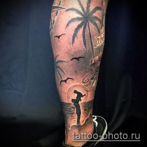 фото тату человек - значение - пример интересного рисунка тату - 025 tattoo-photo.ru