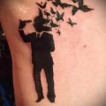 фото тату человек - значение - пример интересного рисунка тату - 028 tattoo-photo.ru