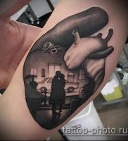 фото тату человек — значение — пример интересного рисунка тату — 037 tattoo-photo.ru