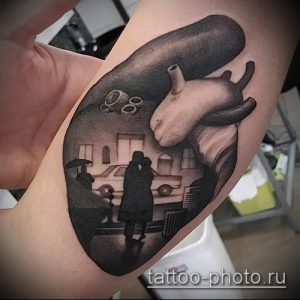 фото тату человек - значение - пример интересного рисунка тату - 037 tattoo-photo.ru