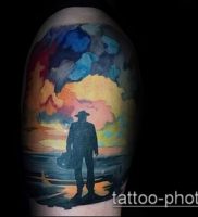 фото тату человек — значение — пример интересного рисунка тату — 039 tattoo-photo.ru