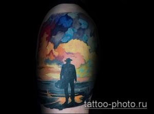 фото тату человек - значение - пример интересного рисунка тату - 039 tattoo-photo.ru