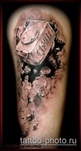фото татуировки молот - значение - пример интересного рисунка тату - 010 tatufoto.com
