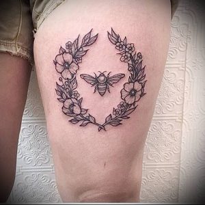фото тату венок (tattoo wreath) (значение) - пример рисунка - 002 tatufoto.com