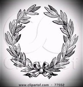 фото тату венок (tattoo wreath) (значение) - пример рисунка - 014 tatufoto.com