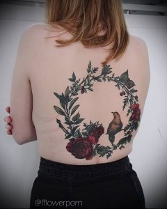 фото тату венок (tattoo wreath) (значение) - пример рисунка - 040 tatufoto.com