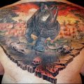 фото тату носорог (rhino tattoo) (значение) - пример рисунка - 030 tatufoto.com