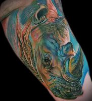 фото тату носорог (rhino tattoo) (значение) — пример рисунка — 032 tatufoto.com