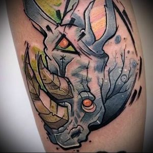 фото тату носорог (rhino tattoo) (значение) - пример рисунка - 034 tatufoto.com