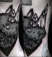 фото тату носорог (rhino tattoo) (значение) — пример рисунка — 040 tatufoto.com