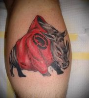 фото тату носорог (rhino tattoo) (значение) — пример рисунка — 043 tatufoto.com