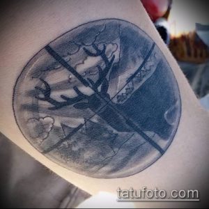 фото тату прицел (tattoo sniper scope) (значение) - пример рисунка - 016 tatufoto.com