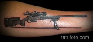 фото тату прицел (tattoo sniper scope) (значение) - пример рисунка - 020 tatufoto.com