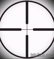 фото тату прицел (tattoo sniper scope) (значение) — пример рисунка — 022 tatufoto.com