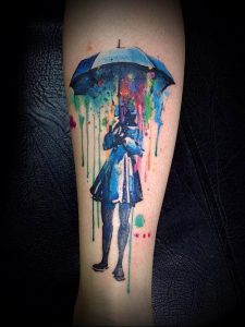фото Тату в стиле акварель (Watercolor) (значение) - пример рисунка - 065 tatufoto.com