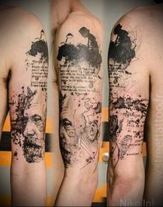 фото Тату в стиле акварель (Watercolor) (значение) - пример рисунка - 073 tatufoto.com