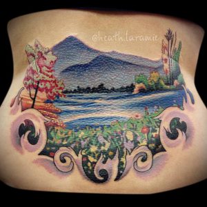 фото Тату в стиле акварель (Watercolor) (значение) - пример рисунка - 085 tatufoto.com