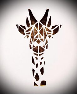 фото тату ЖИРАФ (Tattoo giraffe) (значение) - пример рисунка - 004 tatufoto.com