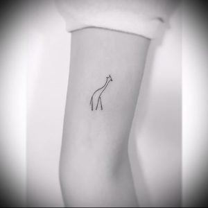 фото тату ЖИРАФ (Tattoo giraffe) (значение) - пример рисунка - 012 tatufoto.com