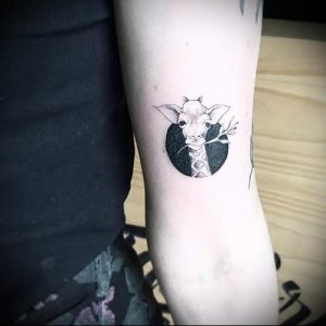 фото тату ЖИРАФ (Tattoo giraffe) (значение) - пример рисунка - 032 tatufoto.com