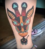фото тату ЖИРАФ (Tattoo giraffe) (значение) — пример рисунка — 049 tatufoto.com