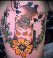 фото тату ЖИРАФ (Tattoo giraffe) (значение) — пример рисунка — 051 tatufoto.com