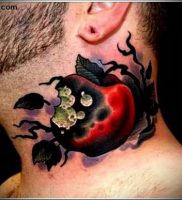 фото тату С ЯБЛОКОМ (Tattoo apple photo) (значение) — пример рисунка — 036 tatufoto.com