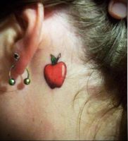 фото тату С ЯБЛОКОМ (Tattoo apple photo) (значение) — пример рисунка — 041 tatufoto.com