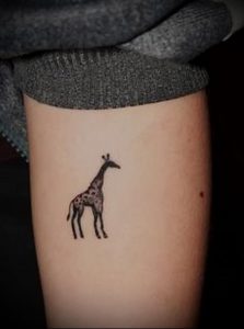 фото тату ЖИРАФ (Tattoo giraffe) (значение) - пример рисунка - 027 tatufoto.com