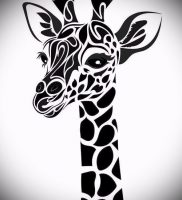 фото тату ЖИРАФ (Tattoo giraffe) (значение) — пример рисунка — 038 tatufoto.com