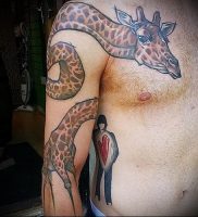 фото тату ЖИРАФ (Tattoo giraffe) (значение) — пример рисунка — 048 tatufoto.com