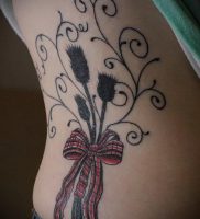 Фото татуировки чертополох — пример рисунка — 26052017 — пример — 019 Tattoo thistles