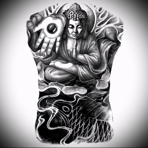 Фото тату Будда - 24052017 - пример - 012 Tattoo Buddha - tattoo-photo.ru