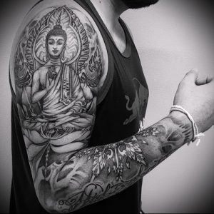 Фото тату Будда - 24052017 - пример - 016 Tattoo Buddha