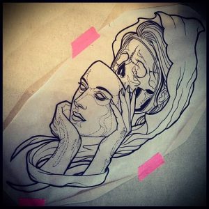 Фото тату Смерть (Death tattoo example) (значение) - пример рисунка - 006 tatufoto.com